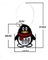 Serratura a combinazione a forma di del cavo del pinguino di QQ fornitore